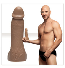 Фалоімітатор Fleshlight Guys: Johnny Sins Dildo, за зліпком пеніса, лисий з Браззерс