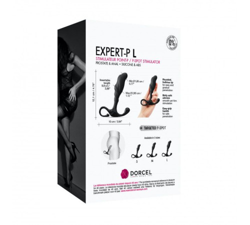 Ручний ергономічний масажер простати Dorcel Expert P size L