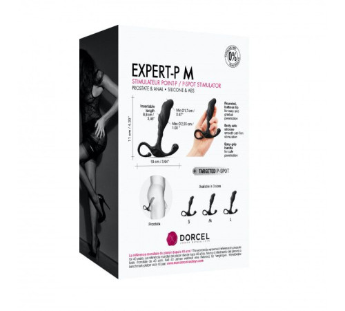 Ручний ергономічний масажер простати Dorcel Expert P size M