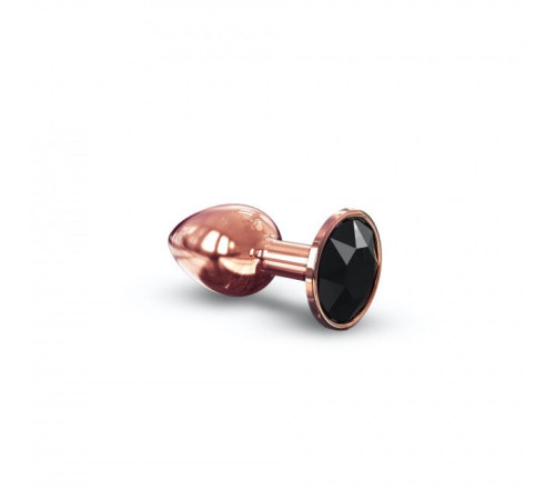 Металева анальна пробка із прикрасою у вигляді кристалу Dorcel - Diamond Plug Rose Gold S