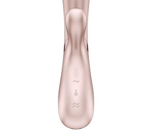 Смарт вібратор-кролик із підігрівом Satisfyer Hot Lover Nude