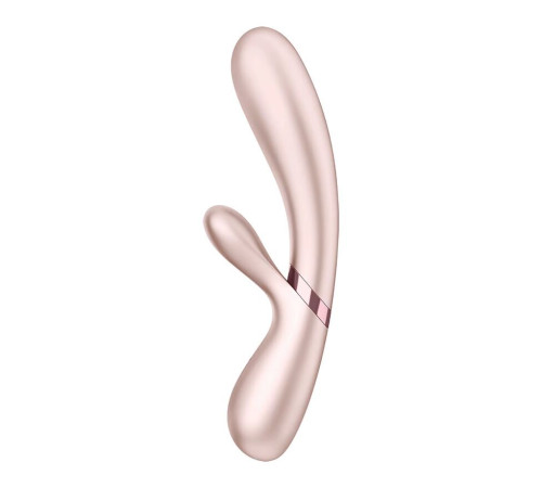 Смарт вібратор-кролик із підігрівом Satisfyer Hot Lover Nude