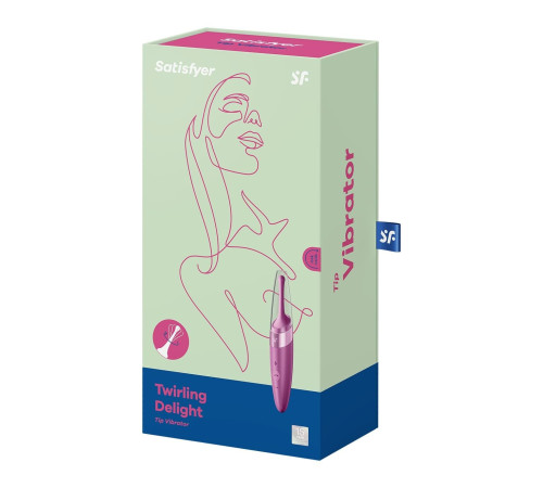 Вібратор для клітора Satisfyer Twirling Delight Berry