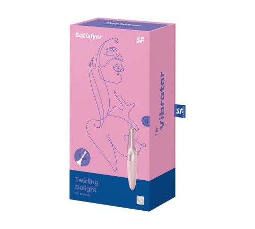 Вібратор для клітора Satisfyer Twirling Delight Rose