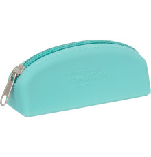 Сумка для зберігання секс-іграшок PowerBullet - Silicone Storage Zippered Bag Teal