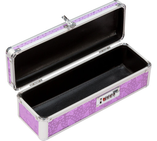 Кейс для зберігання секс-іграшок BMS Factory - The Toy Chest Lokable Vibrator Case Purple з кодовим