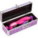 Кейс для зберігання секс-іграшок BMS Factory - The Toy Chest Lokable Vibrator Case Purple з кодовим