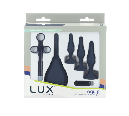 Набір анальних іграшок для новачків Lux Active – Equip – Silicone Anal Training Kit