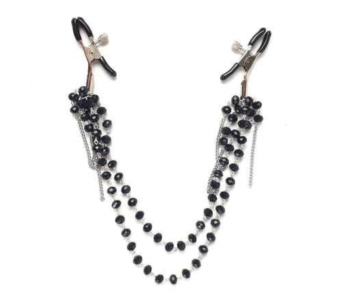 Затискач для сосків Art of Sex - Nipple clamps Sexy Jewelry Black