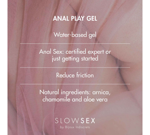 Анальний гель-змазка Bijoux Indiscrets Slow Sex Anal play gel