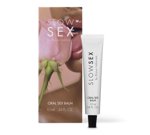 Стимулювальний бальзам для мінету Bijoux Indiscrets Slow Sex Oral sex balm