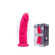 Фалоімітатор з вібрацією SilexD Henry Vibro Pink (MODEL 2 size 7in), двошаровий, діаметр 4,4 см