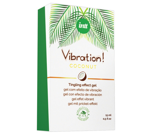 Рідкий вібратор Intt Vibration Coconut Vegan (15 мл)