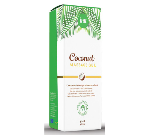 Масажний гель для інтимних зон Intt Coconut Vegan (30 мл)