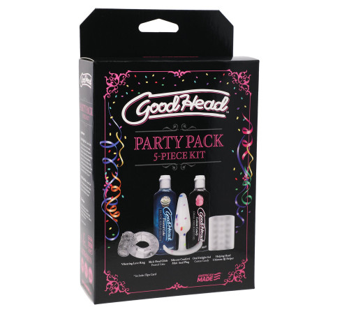 Набір Doc Johnson GoodHead - Party Pack - 5 Piece Kit