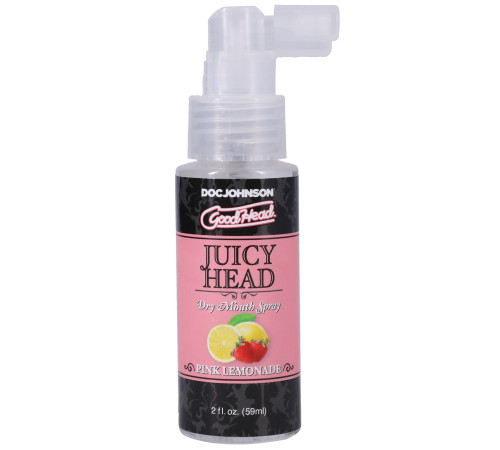 Зволожувальний спрей оральний Doc Johnson GoodHead – Juicy Head Dry Mouth Spray – Pink Lemonade 59мл