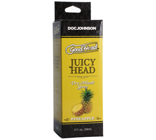 Зволожувальний спрей оральний Doc Johnson GoodHead – Juicy Head Dry Mouth Spray – Pineapple 59мл