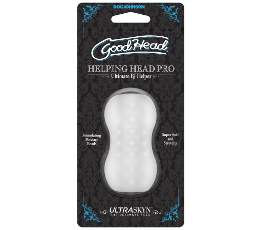 Мастурбатор Doc Johnson GoodHead – Helping Head Pro – Frost