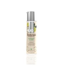 Масажна олія JO Naturals Massage Oil Coconut&Lime з натуральними ефірними оліями 120мл