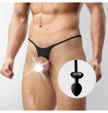 Чоловічі труси XS-2XL із силіконовою анальною пробкою Art of Sex - Joni plug panties size M Black