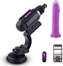 Міні секс-машина Hismith Mini Capsule Sex-Machine with Strong Suction Cup, потужна, перезаряджувана