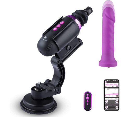 Міні секс-машина Hismith Mini Capsule Sex-Machine with Strong Suction Cup, потужна, перезаряджувана