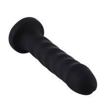 Силіконовий фалоімітатор для секс-машин Hismith 7.1″ Anal Dildo Black, система KlicLok