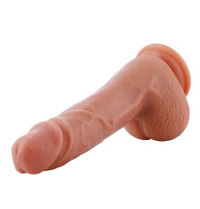 Ультрареалістичний фалоімітатор для секс-машин Hismith 8.3″ 2-layers Silicone Flesh Dildo, 2-шаровий