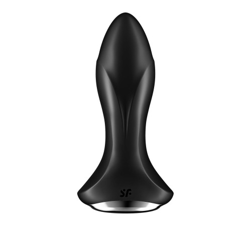 Анальна смарт-вібропробка із перлинним масажем Satisfyer Rotator Plug 1+ Black