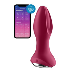 Анальна смарт вібропробка із перлинним масажем Satisfyer Rotator Plug 2+ Violet