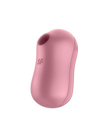 Вакуумний стимулятор із вібрацією Satisfyer Cotton Candy Light Red