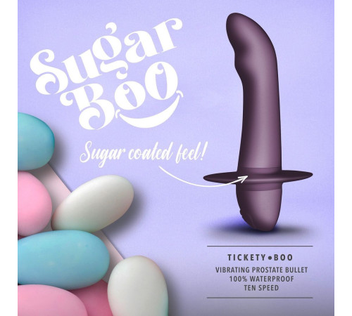 Масажер простати SugarBoo Tickety Boo, 10 рівнів інтенсивності, унісекс, підходить для точки G