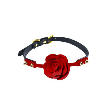 Розкішний кляп у вигляді троянди Zalo - Rose Ball Gag, подвійне використання