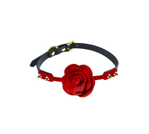 Розкішний кляп у вигляді троянди Zalo - Rose Ball Gag, подвійне використання