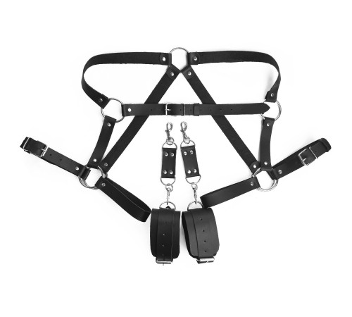 Бондажний набір Art of Sex – Bondage set Anasteisha L-2XL, чорний