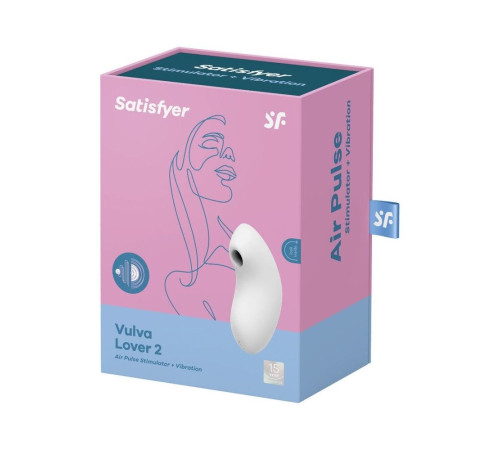 Вакуумний вібратор Satisfyer Vulva Lover 2 White