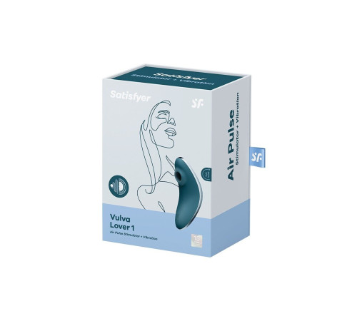 Вакуумний вібратор Satisfyer Vulva Lover 1 Blue