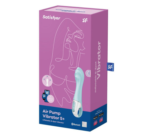 Смарт-вібратор точки G Satisfyer Air Pump Vibrator 5+, надувається