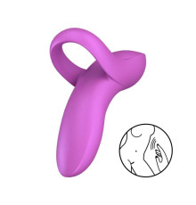 Вібратор на палець Satisfyer Bold Lover Dark Pink, гнучкий