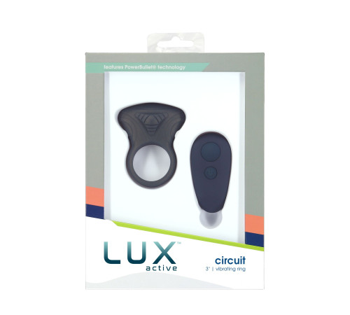 Ерекційне віброкільце Lux Active Circuit Vibrating Cock Ring, пульт ДК, 7 режимів вібрації