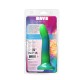 Фалоімітатор, що світиться в темряві, ADDICTION Rave 8″, Glow in the Dark Dildo Blue Green, 20,3 см