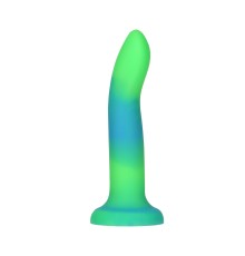 Фалоімітатор, що світиться в темряві, ADDICTION Rave 8″, Glow in the Dark Dildo Blue Green, 20,3 см