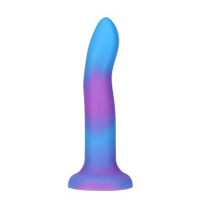 Фалоімітатор, що світиться в темряві, ADDICTION Rave 8″ Glow in the Dark Dildo Blue Purple, 20,3 см