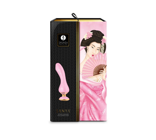 Вібратор для точки G Shunga Sanya Light Pink, гнучкий стовбур