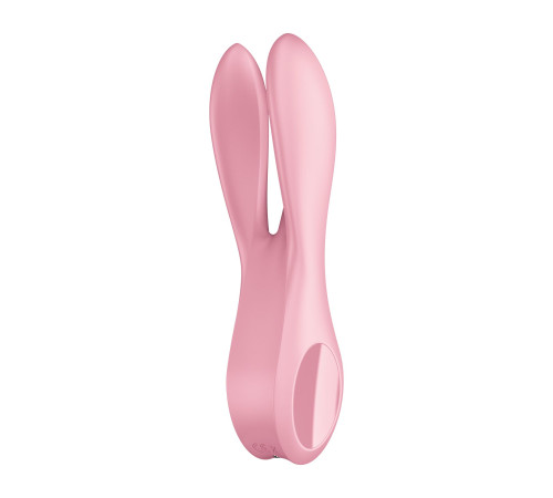 Кліторальний вібратор Satisfyer Threesome 1 Pink з трьома гнучкими пальчиками