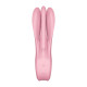 Кліторальний вібратор Satisfyer Threesome 1 Pink з трьома гнучкими пальчиками