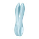 Кліторальний вібратор Satisfyer Threesome 1 Light Blue з трьома гнучкими пальчиками