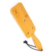 Падл Fetish Tentation Paddle Wide and Short Bamboo, упакований у ПЕ пакет