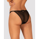 Напівпрозорі трусики з підвіскою Obsessive Ivannes panties black 2XL/3XL, чорні