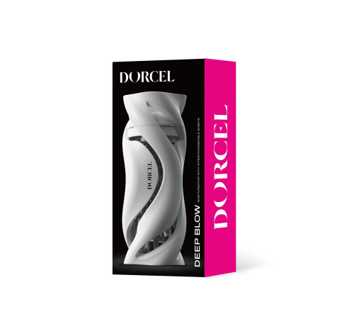 Мастурбатор Dorcel DEEP BLOW WHITE, подвійне використання